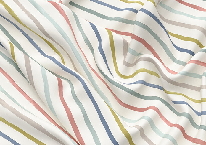 Vintage Stripe, Promenade - Motorised Roman Blind - Image 4